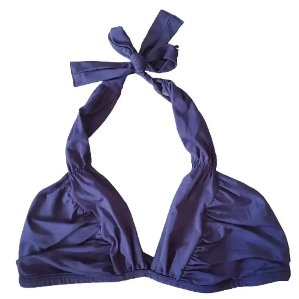 Saha purple triangle bikini top Size Small